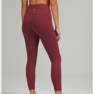 Lululemon Wunder train high rise tight 25 inch